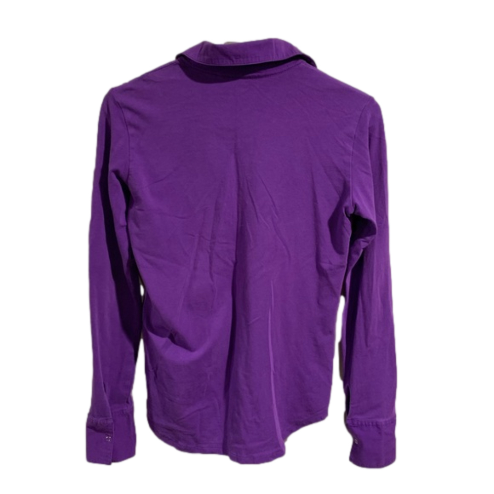 Lilly Pulitzer Purple Popover Top Size Small - Picture 2 of 3